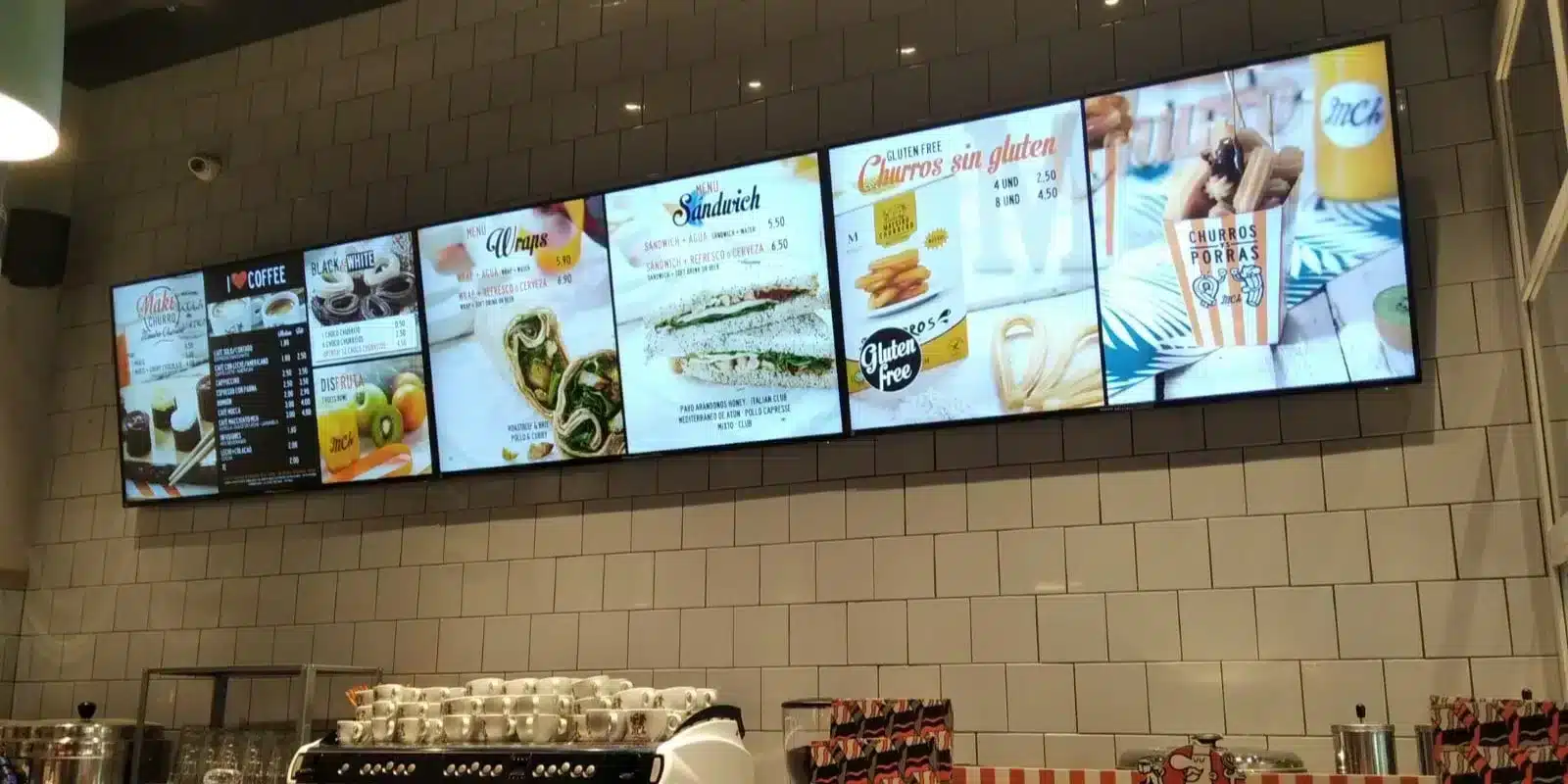 Mga digital na display ng restaurant_2